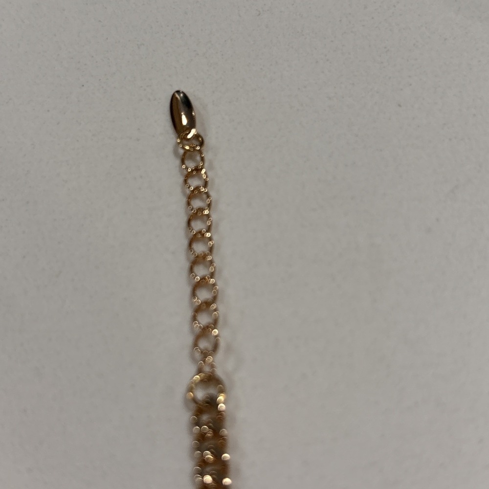 Gold Tone And Blue Topaz Bracelet And Ring Set NWOT - Picture 7 of 9